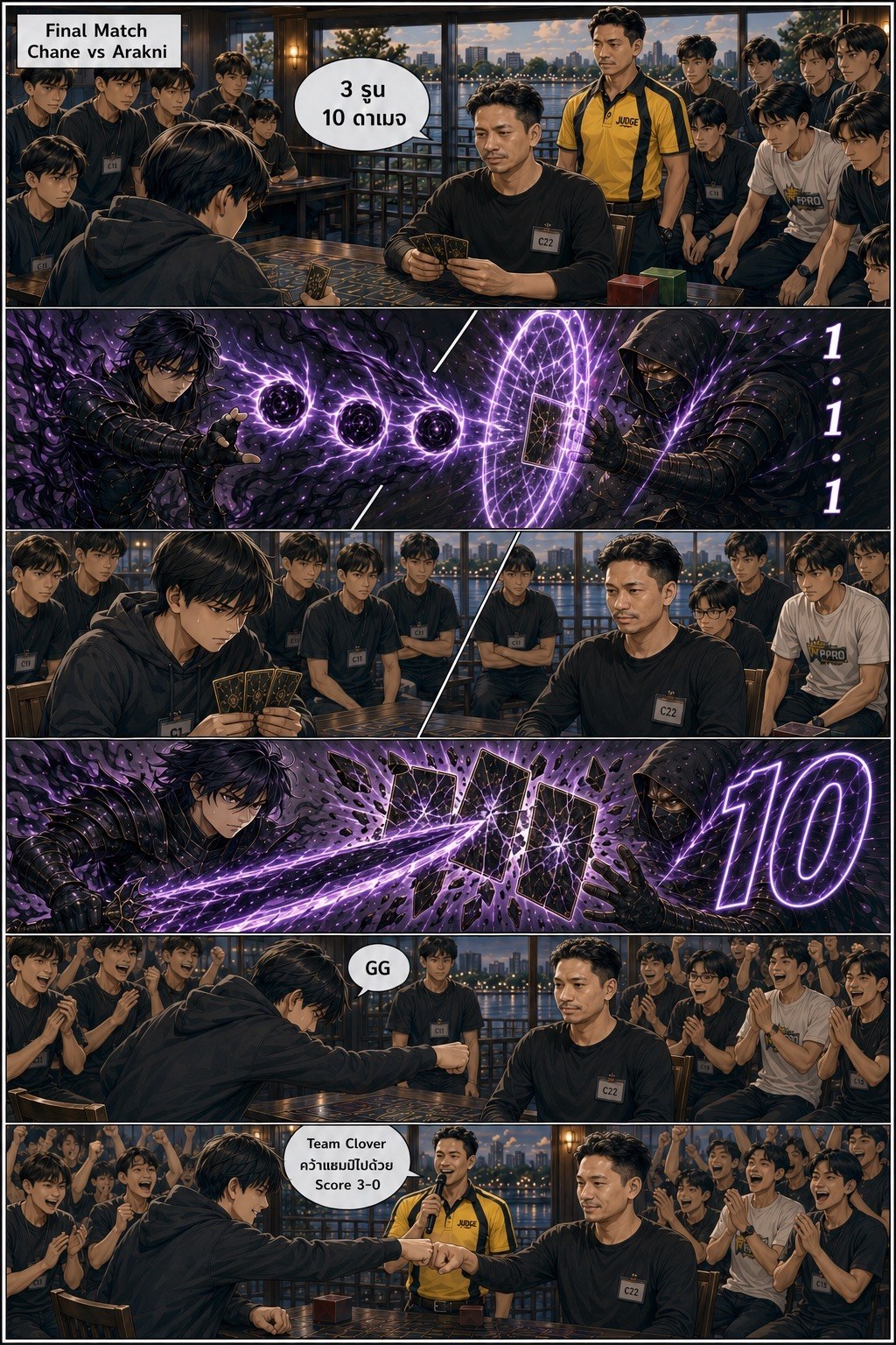 หน้าที่ 9 — แมตช์สุดท้าย Chane ปะทะ Arakni
